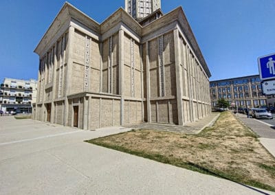 Eglise Saint-Joseph Le Havre vue de côté