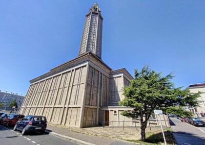 Eglise Saint-Joseph Le Havre vue de côté