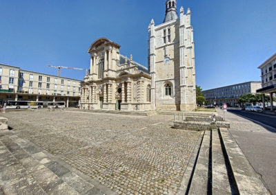 Vue sur la cathédrale Notre-Dame Le Havre