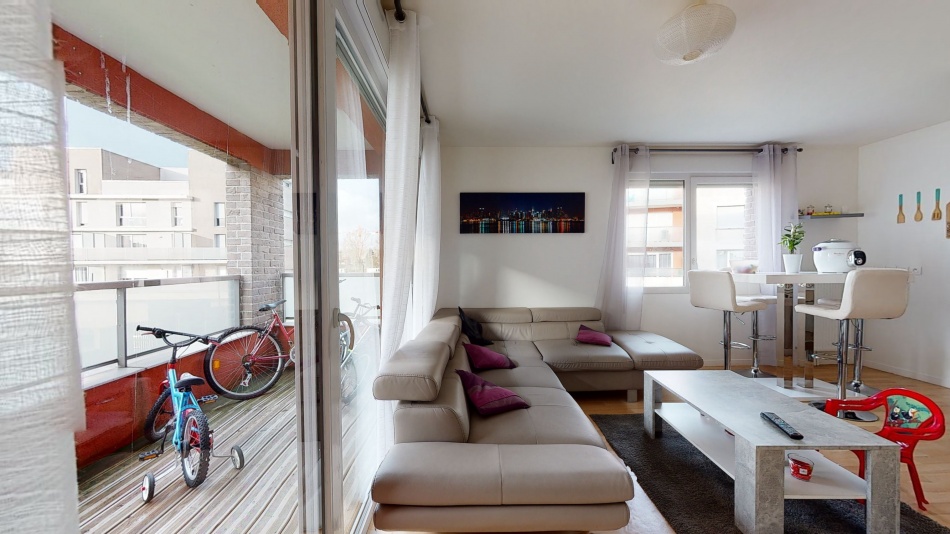 Appartement T3 de 60 m² à vendre dans le quartier calme du Grand Hameau (76620)