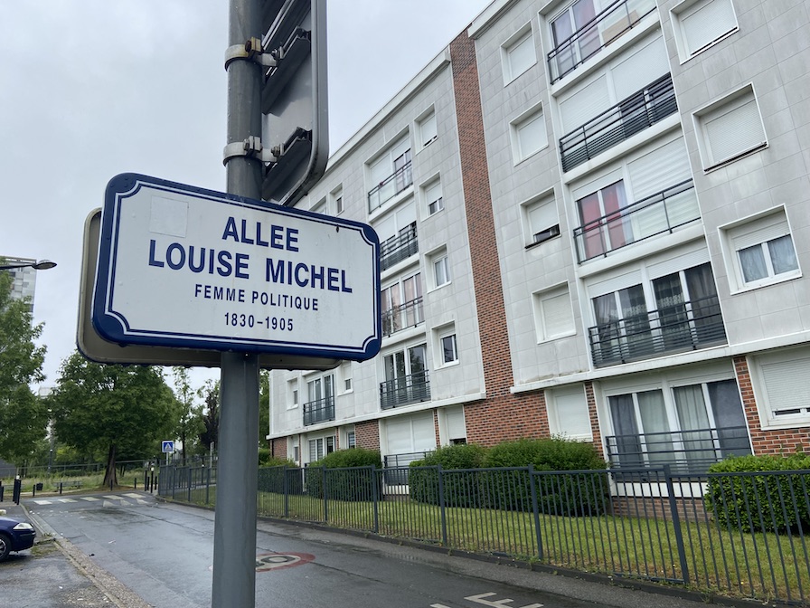 Panneau Allée Louise Michel Le Havre Panneau Avenue Général Archinard Le Havre
