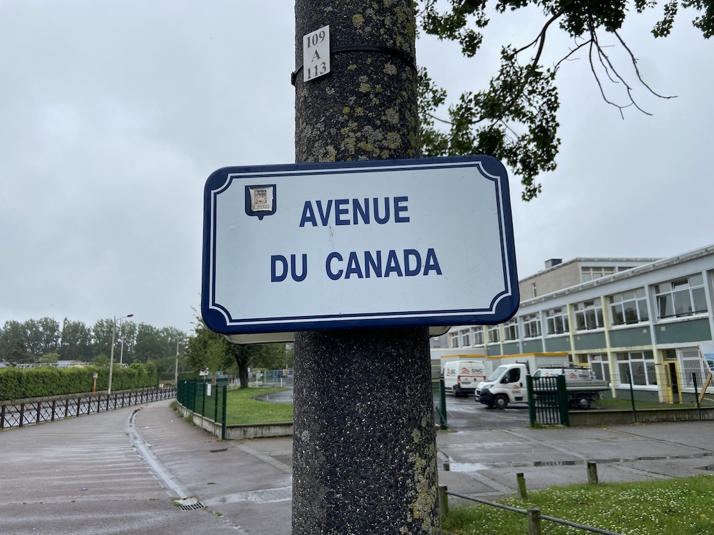 Panneau Avenue du Canada Le Havre Panneau Avenue Général Archinard Le Havre