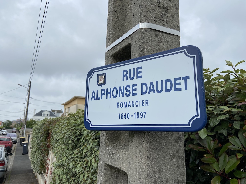 Panneau Alphonse Daudet Le Havre Panneau Avenue Général Archinard Le Havre