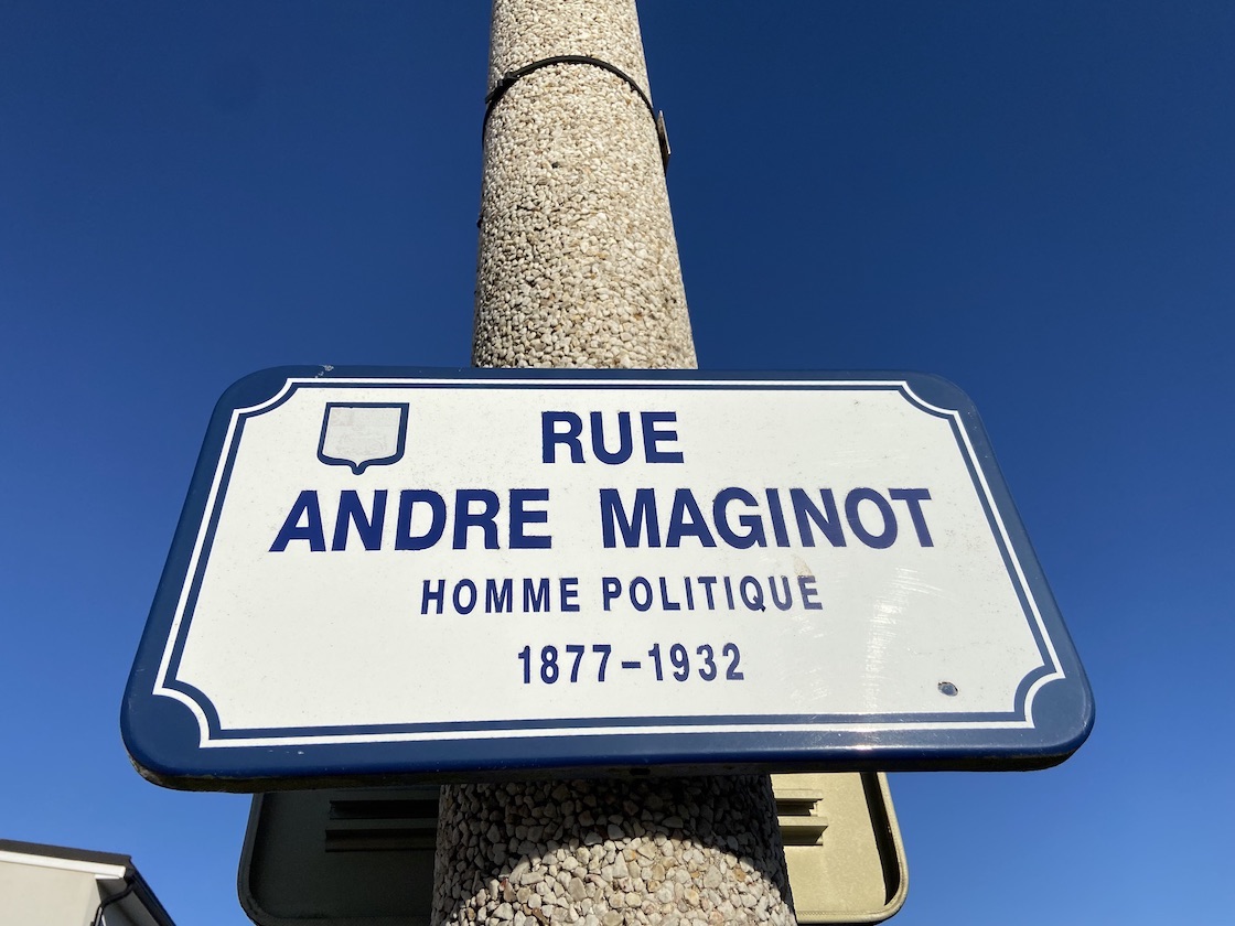 rue andre maginot Panneau Rue Andre Maginot Le Havre
