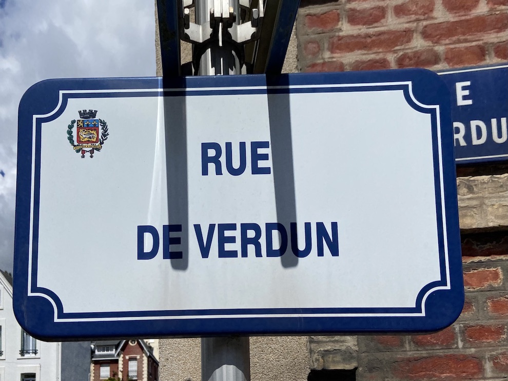 rue de verdun Panneau Rue de Verdun Le Havre