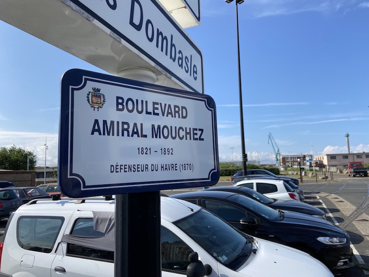 Panneau Boulevard Amiral Mouchez Le Havre | Panneau Jules Siegfried Le Havre