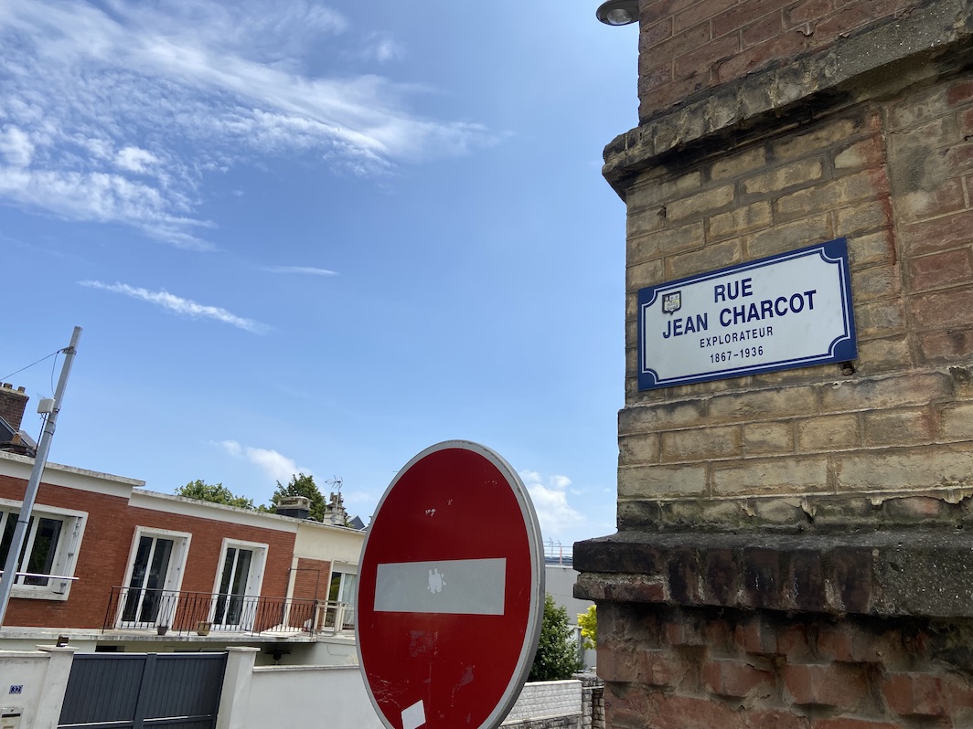 Panneau Rue Jean Charcot Le Havre Panneau Jules Siegfried Le Havre
