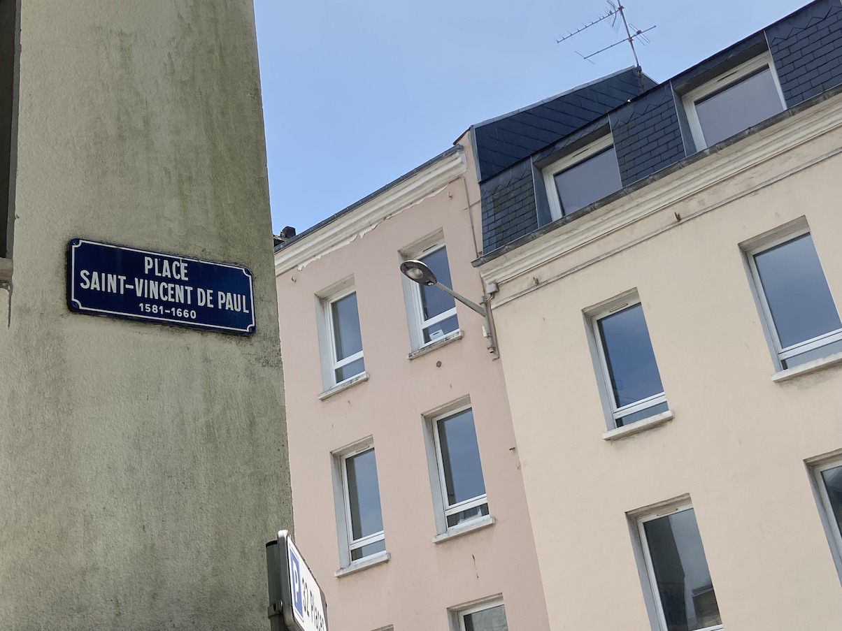Panneau Place Saint Vincent de Paul Le Havre Panneau Jules Siegfried Le Havre