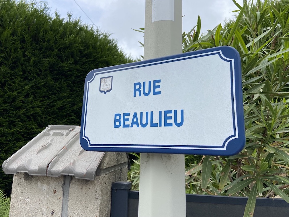 Panneau Rue Beaulieu Le Havre | Panneau Jules Siegfried Le Havre