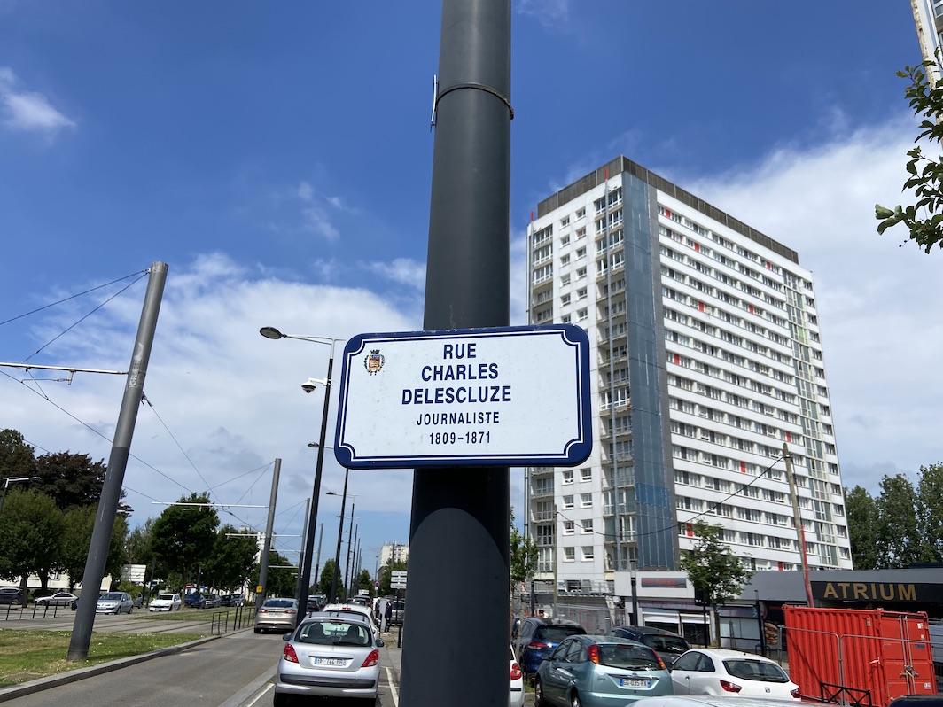 Panneau Rue Charles Delescluze Le Havre | Panneau Jules Siegfried Le Havre