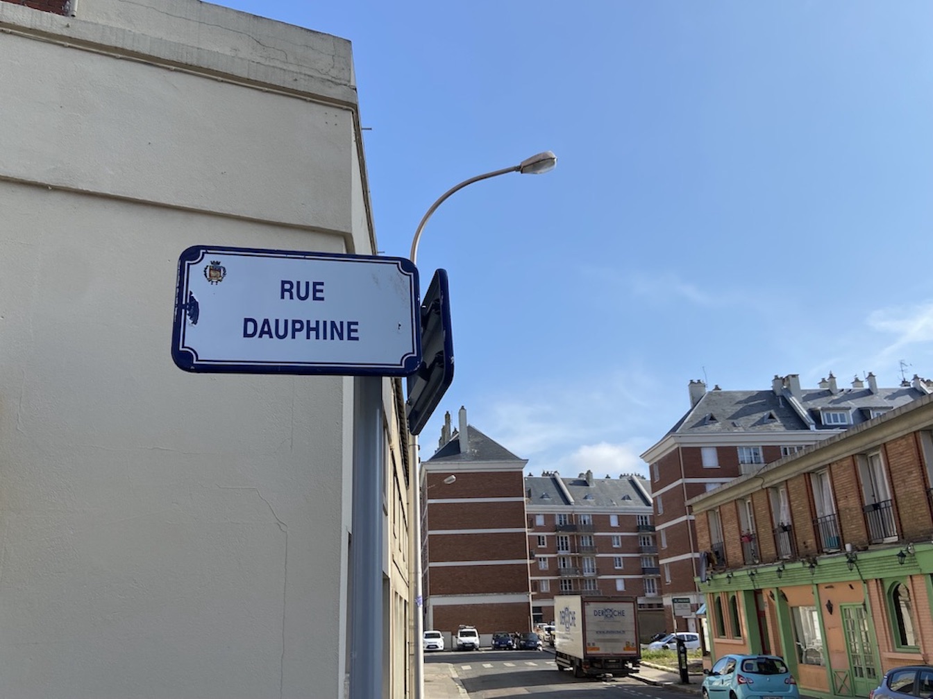 Panneau Rue Dauphine Le Havre | Panneau Jules Siegfried Le Havre