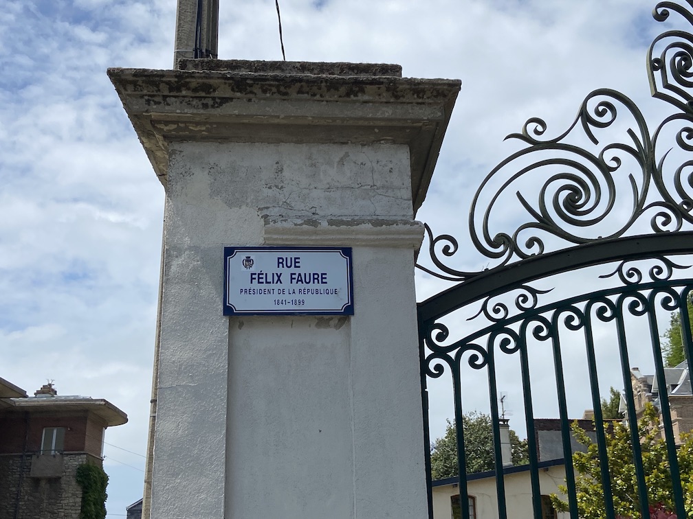 Panneau Rue Felix Faure Le Havre Panneau Jules Siegfried Le Havre