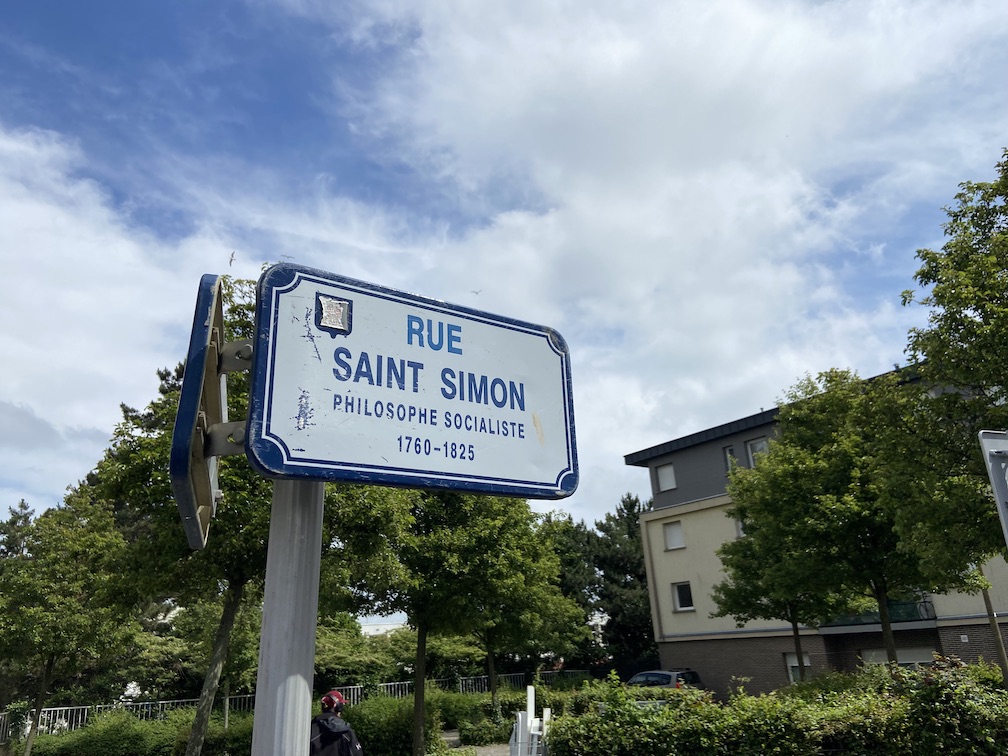 Panneau Rue Saint Simon Le Havre | Panneau Jules Siegfried Le Havre