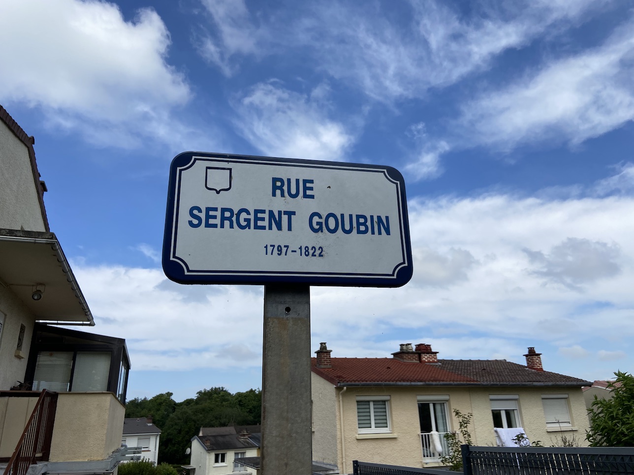 Panneau Rue Sergent Goubin Le Havre | Panneau Avenue Général Archinard Le Havre