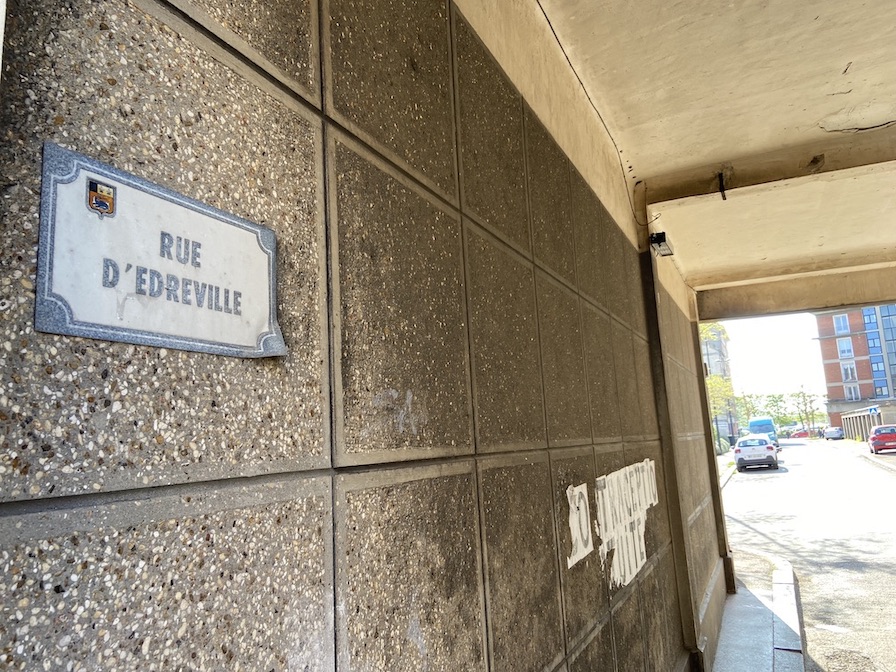 Panneau Rue d'Edreville Le Havre | Panneau Jules Siegfried Le Havre