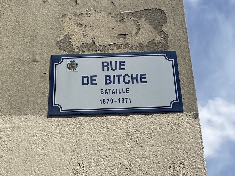 Panneau Rue de Bitche Le Havre | Panneau Jules Siegfried Le Havre