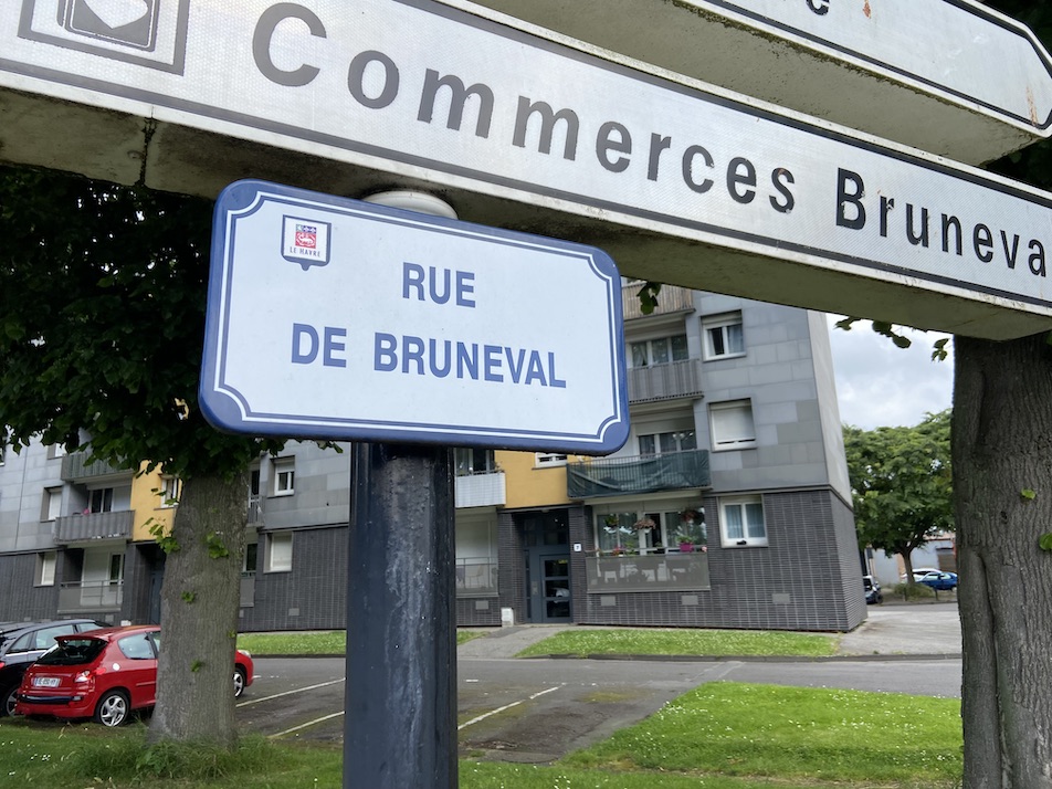 Panneau Rue de Bruneval Le Havre | Panneau Avenue Général Archinard Le Havre