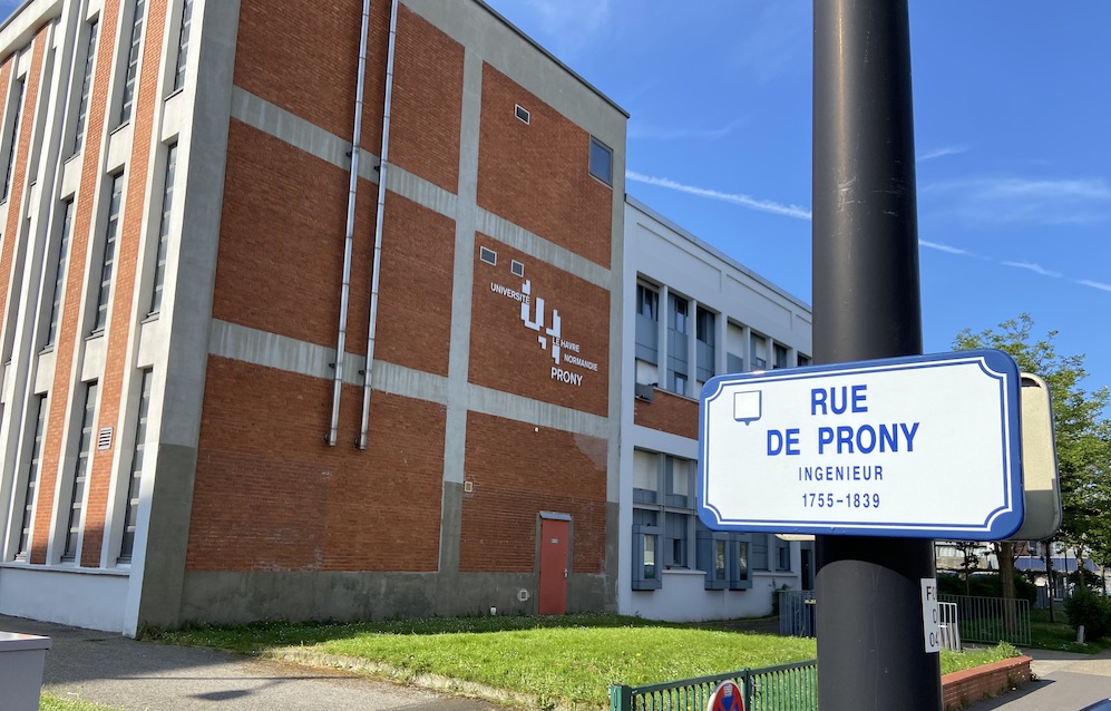 Panneau Rue de Prony Le Havre | Panneau Boulevard Clémenceau Le Havre