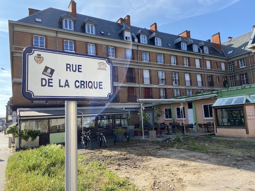 Panneau Rue de la Crique Le Havre | Panneau Boulevard Clémenceau Le Havre