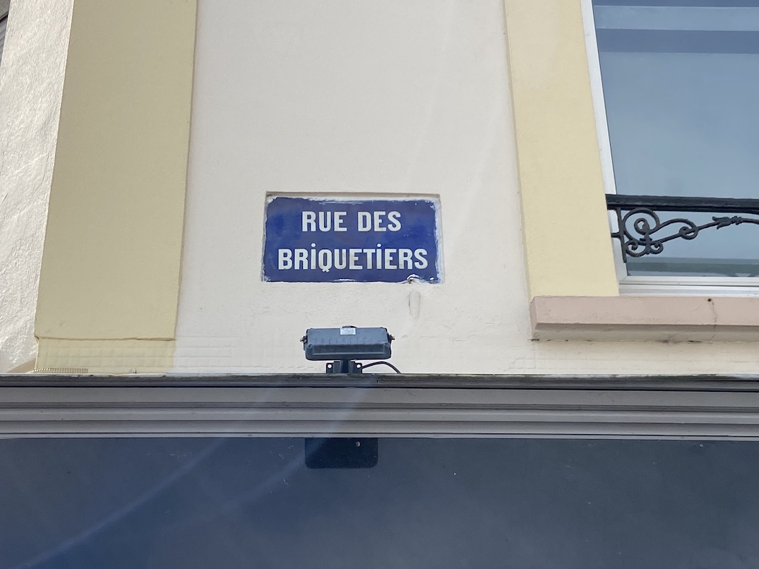 rue des briquetiers Panneau rue des Briquetiers Le Havre