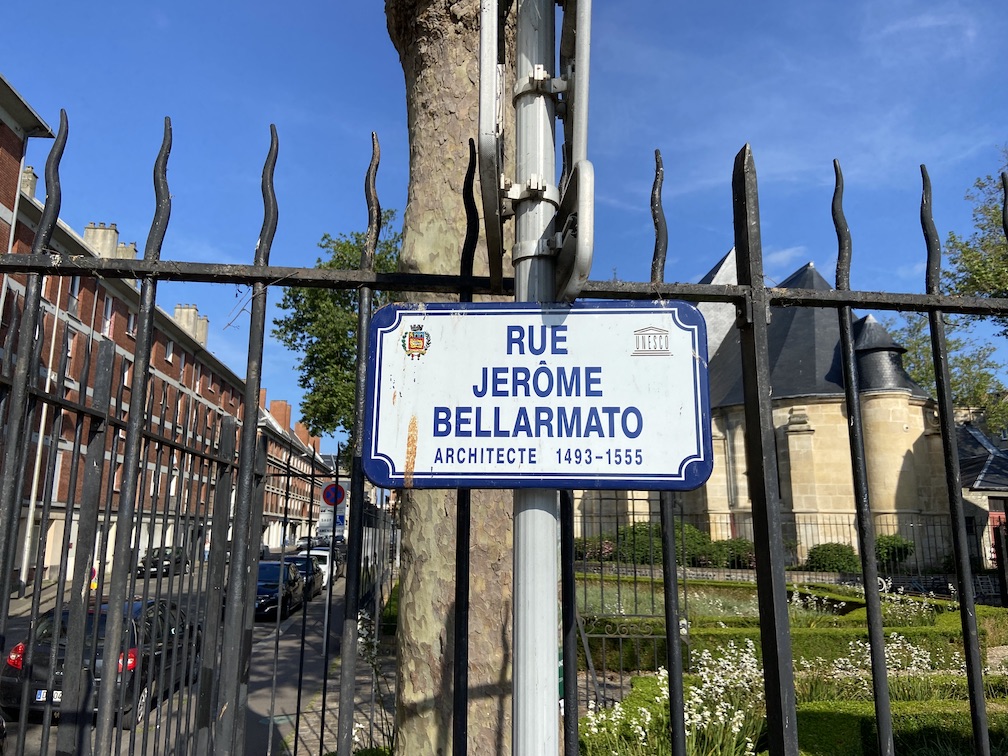 rue jerome bellarmato Panneau rue Jerome Bellarmato Le Havre