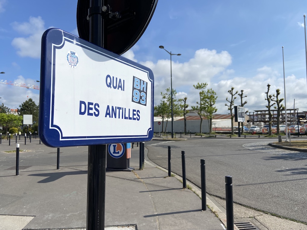 quai des antilles Panneau quai des Antilles Le Havre