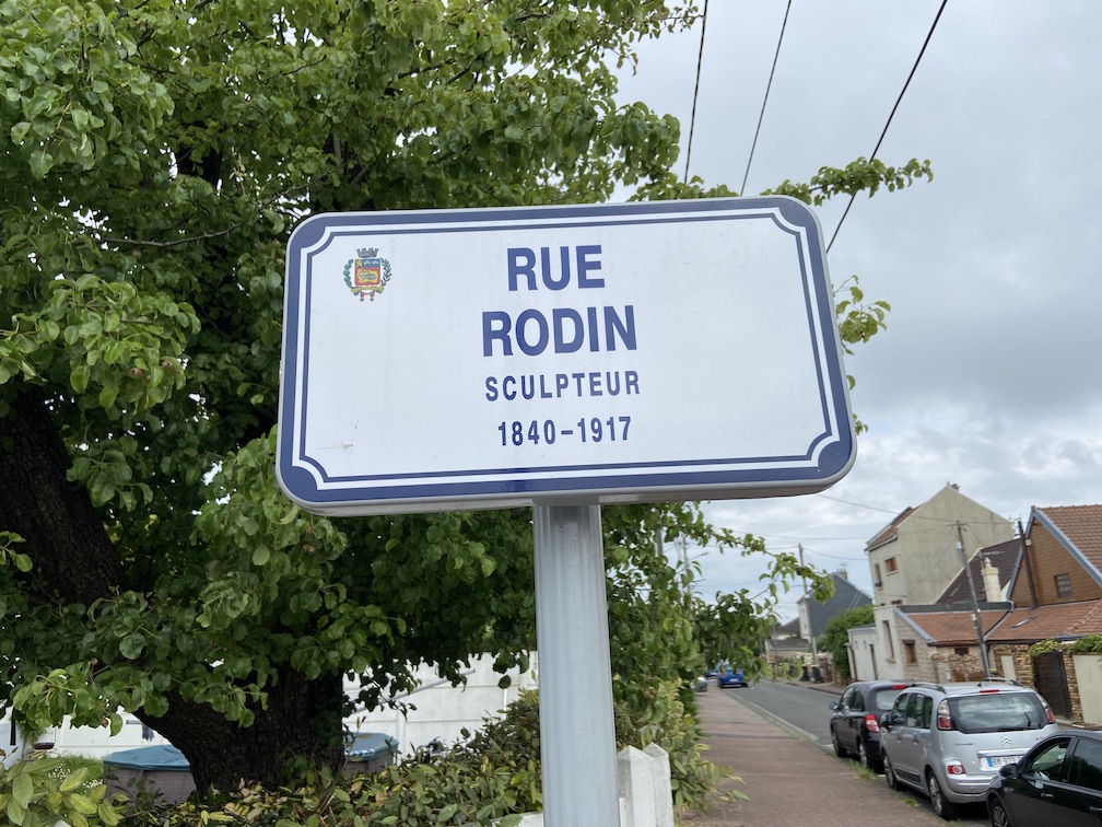 Rue Rodin Le Havre Panneau Rue Rodin Le Havre