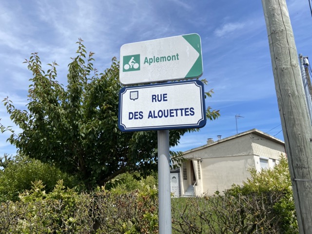 rue des alouettes Le Havre Panneau rue des alouettes Le Havre