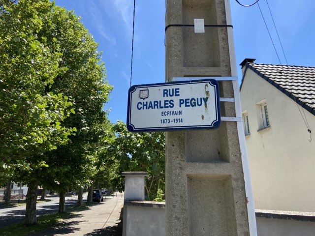 Rue Charles Péguy LE HAVRE panneau rue Charles Péguy Le Havre