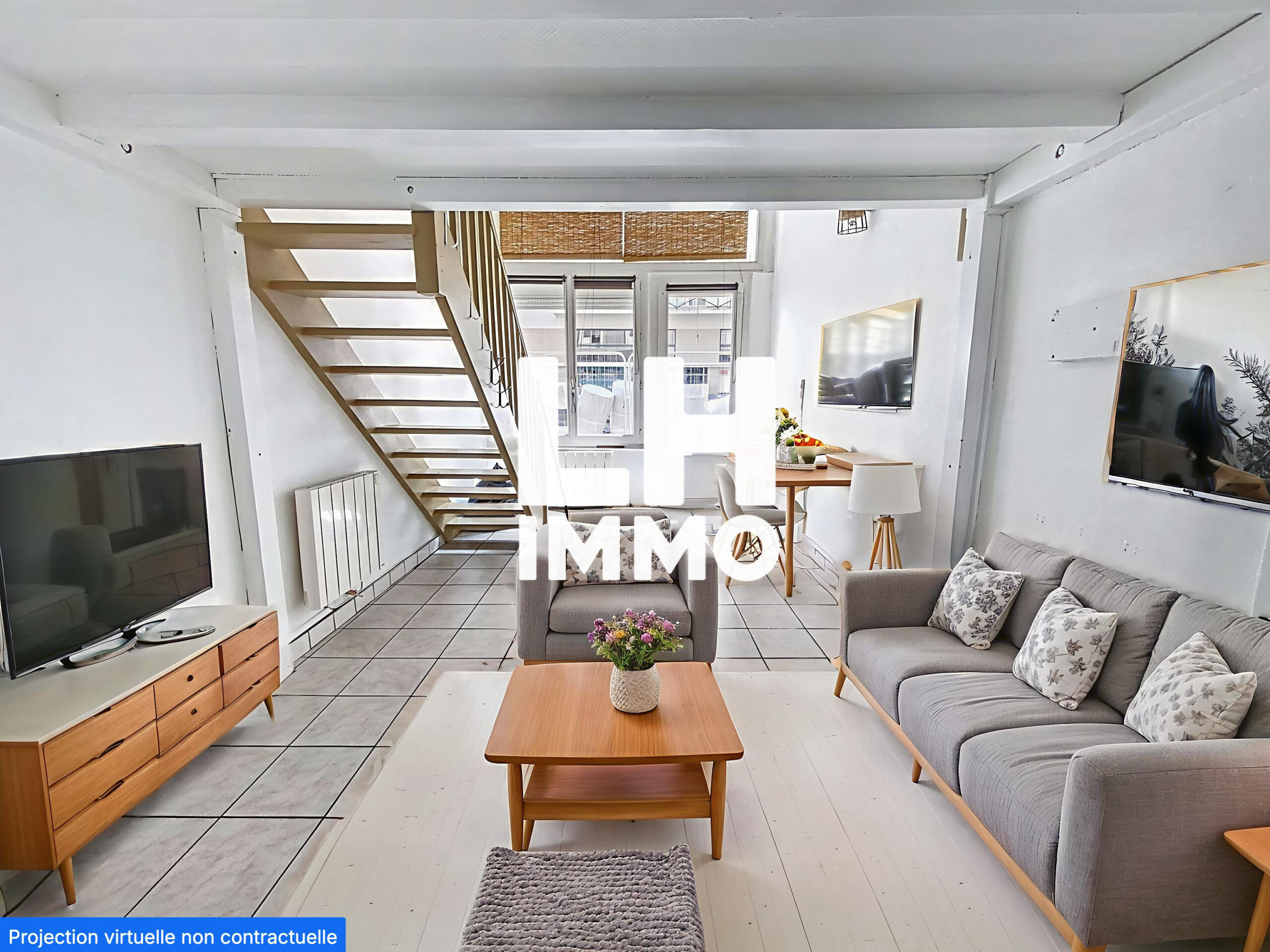 T2 duplex au cœur du quartier Notre-Dame
