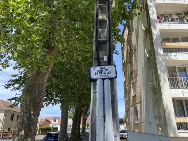 Panneau rue Guillot et Dehelly rue Guillot-et-Dehelly Le Havre
