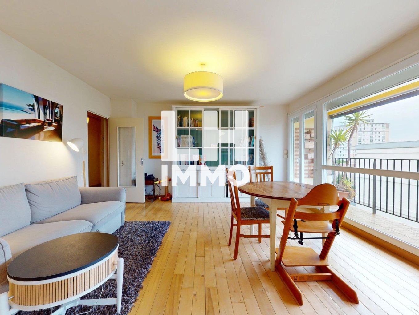 Appartement T4 avec balcon et garage