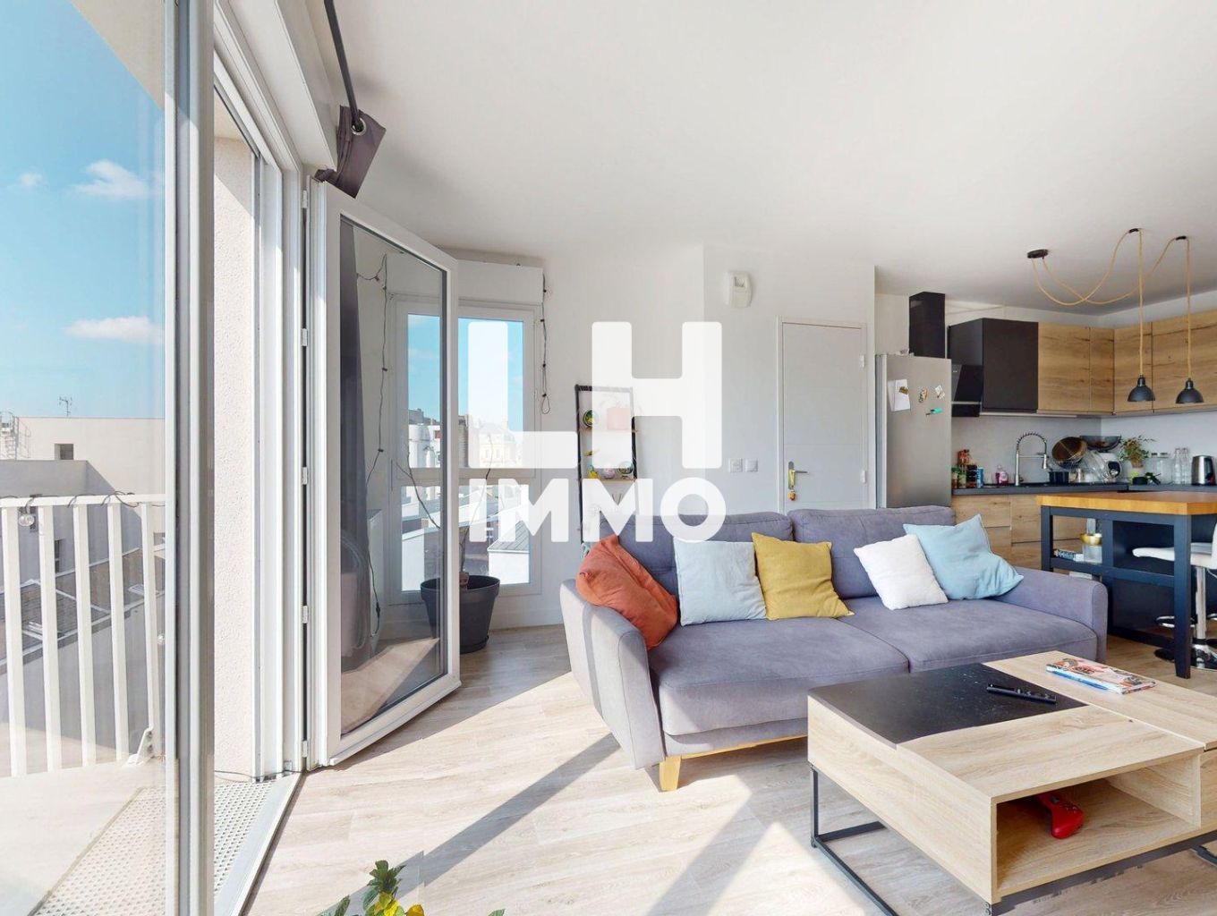 Appartement T3 avec balcon et parking